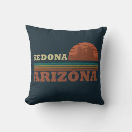 Arizona Sedona vintage sunset az retro Kudde