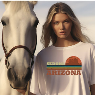 Arizona Sedona vintage sunset az retro T Shirt