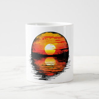 Arizona Sedona vintage sunset retro az Coffee Mugg Jumbo Mugg