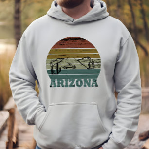 Arizona Sedona vintage sunset retro az Hoodie