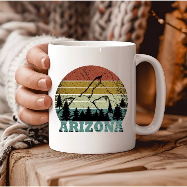 Arizona Sedona vintage sunset retro az Kaffemugg (Skapare uppladdad)