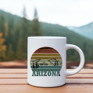 Arizona Sedona vintage sunset retro az Mugg