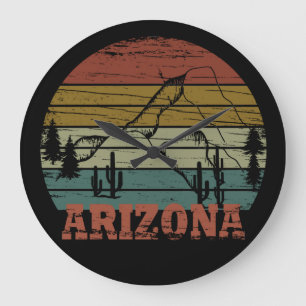 Arizona Sedona vintage sunset retro az Stor Klocka