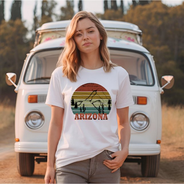 Arizona Sedona vintage sunset retro az T Shirt (Skapare uppladdad)