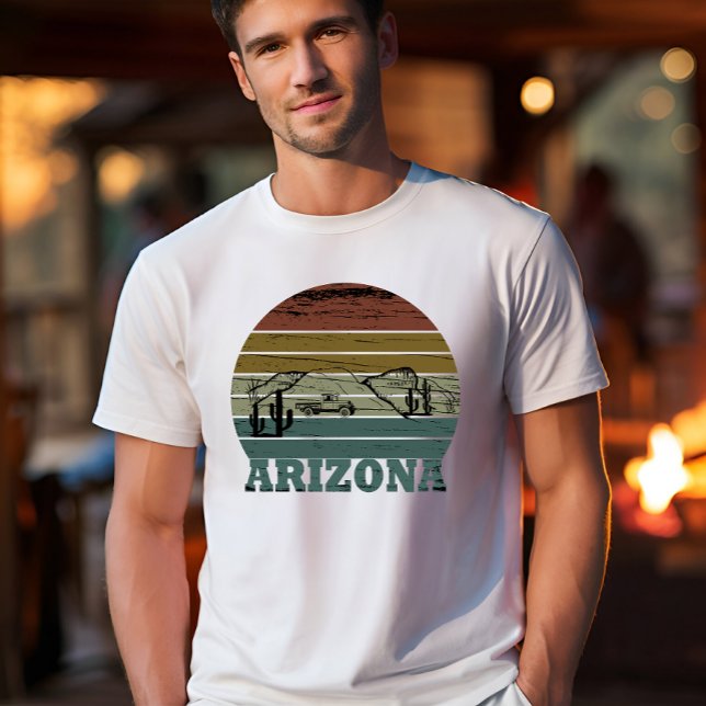 Arizona Sedona vintage sunset retro az T Shirt (Skapare uppladdad)