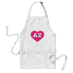 Arizona Shock rosa Heart - I kärlek AZ Förkläde