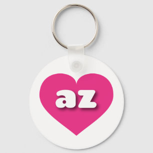 Arizona shock rosa hjärta - I kärlek az Nyckelring