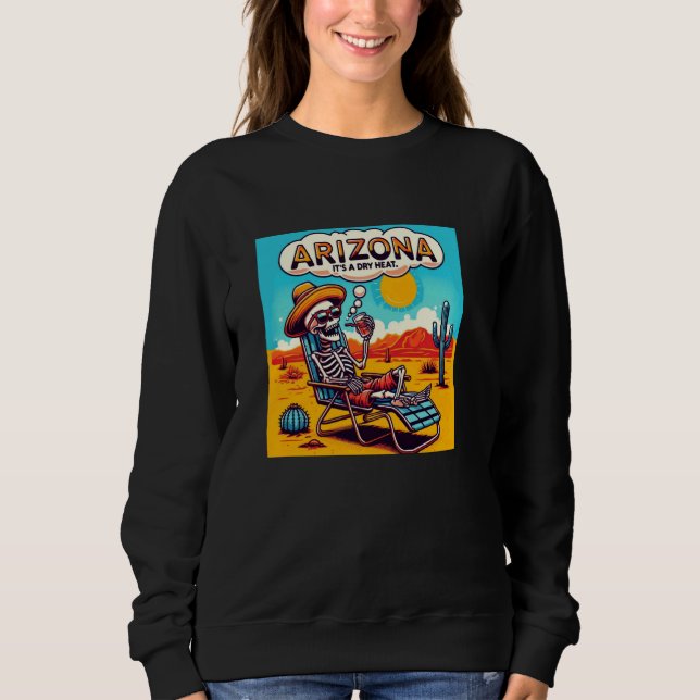 Arizona Skeleton Bone Dry Heat T Shirt (Framsida)