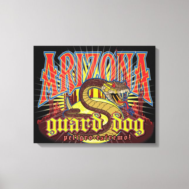 Arizona Snake Art Canvastryck (Framsida)