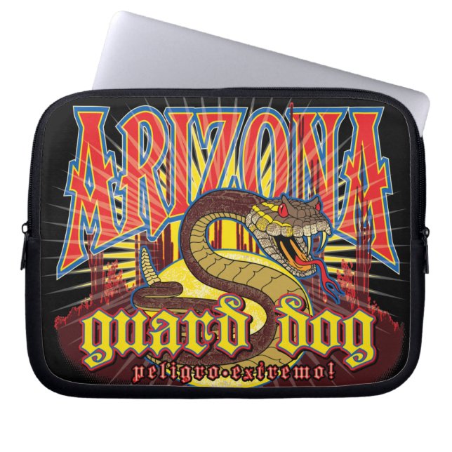 Arizona Snake Art Laptop Fodral (Framsidan)