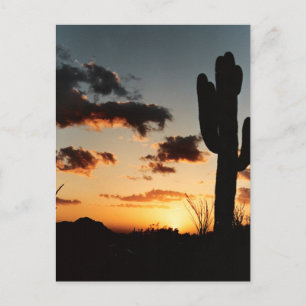 Arizona Solnedgång Bild Vykort