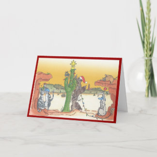 Arizona solnedgånghelgdag helgkort