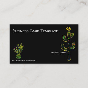 Arizona Southwest Cactus Plants Visitkort