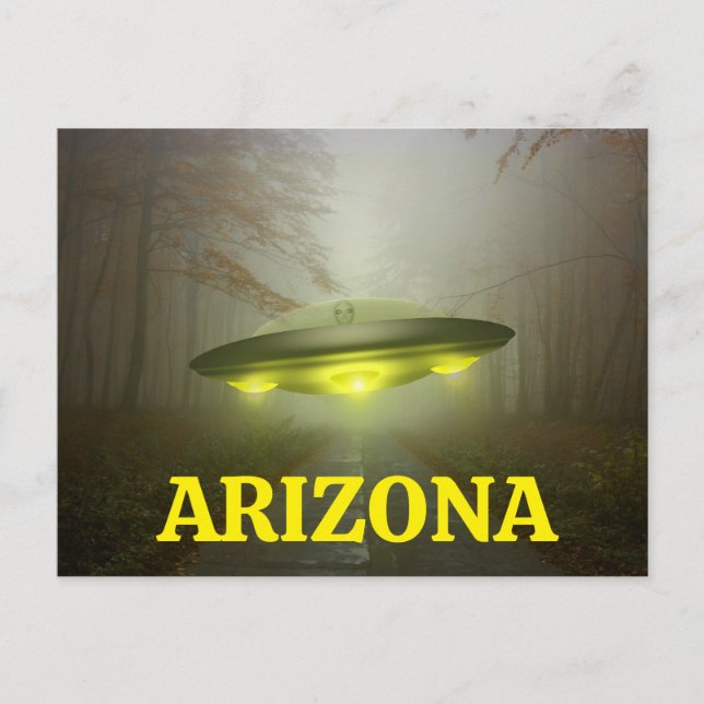ARIZONA SPACESHIP UFO-vykort Vykort (Framsida)