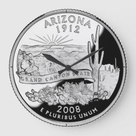 Arizona State Faux Quarter Clock Stor Klocka