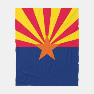 Arizona State Flagga Design Dekoration Fleecefilt