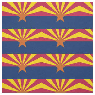 Arizona State Flagga Tyg