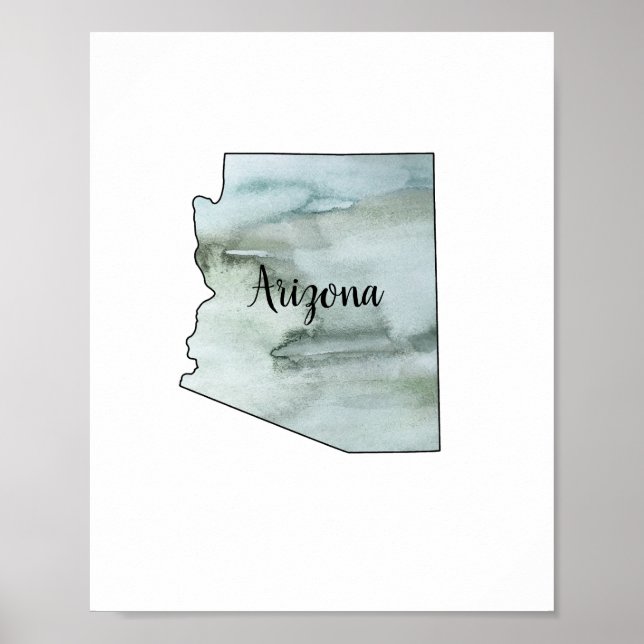 Arizona State Illustration Poster (Framsidan)