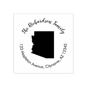Arizona State returadress gummi frimärke Stämpel