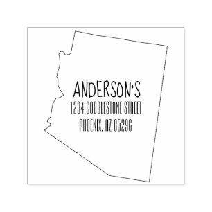 Arizona State Returadress Självfärgande Stämpel