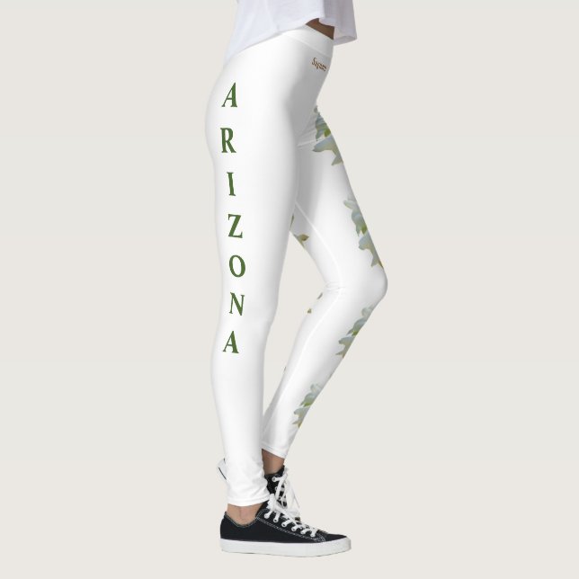 Arizona State Saguaro Blommar Flower Leggings (Höger)