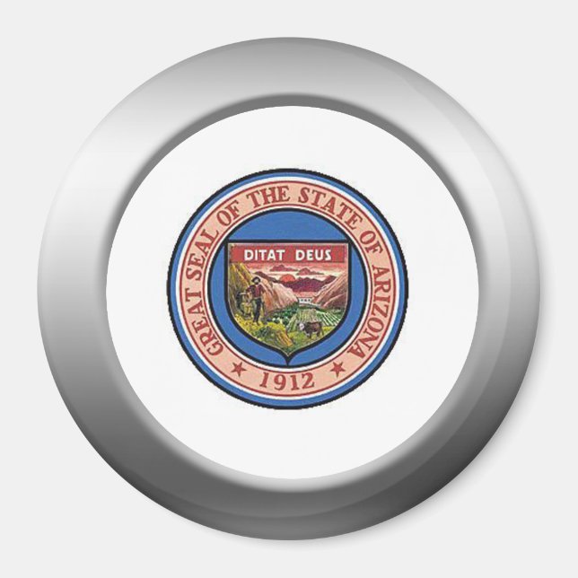 Arizona State Seal Magnet (Framsidan)