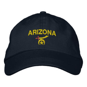 Arizona State Shriner mössa Broderad Keps