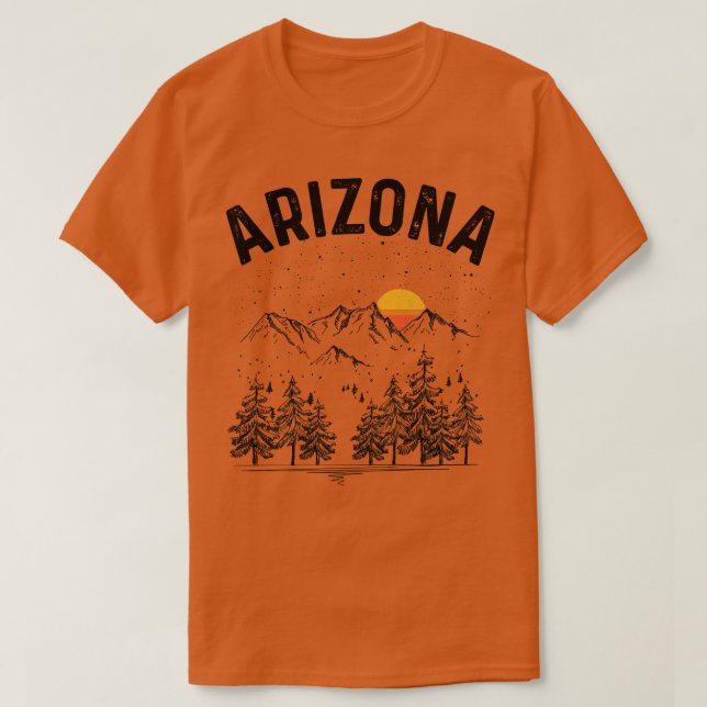Arizona State Vintage Retro T Shirt (Design framsida)