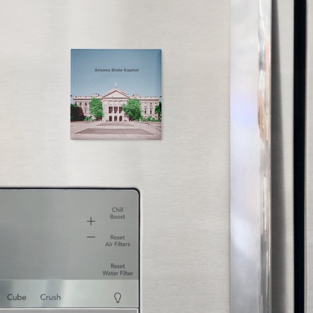 Arizona-staten Huvudstad färgad Magnet (In Situ (Fridge))