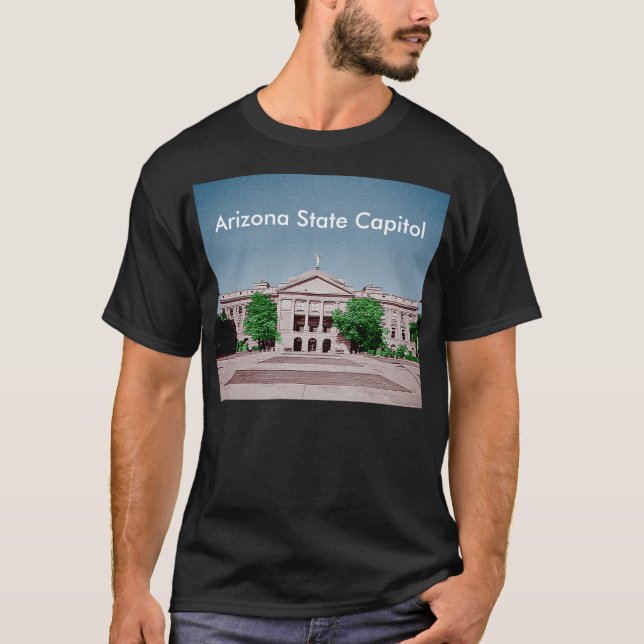 Arizona-staten Huvudstad färgad Tröja (Framsida)