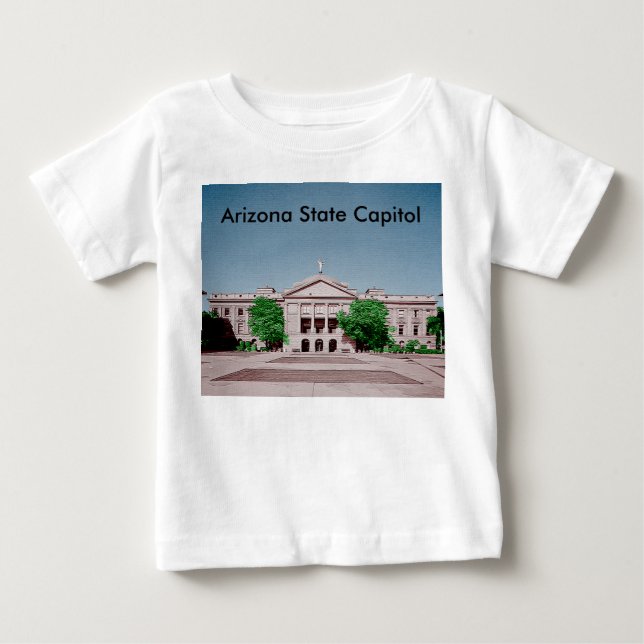 Arizona-staten Huvudstad färgad Tröja (Framsida)