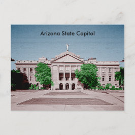 Arizona-staten Huvudstad färgad Vykort