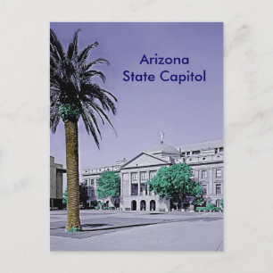 Arizona-staten Huvudstad Retro med beröring av Fär Vykort