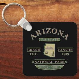 arizona-staten karta nyckelring