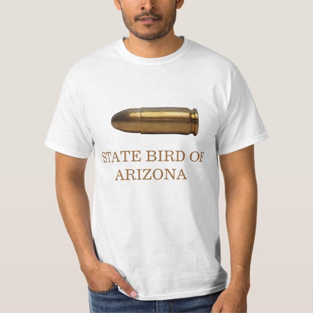 ARIZONA STATLIG FÅGEL: KULAN TEE SHIRT (Framsida)