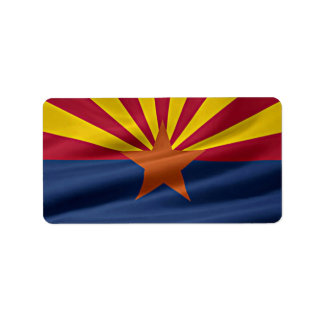Arizona Statlig flagga Adressetikett