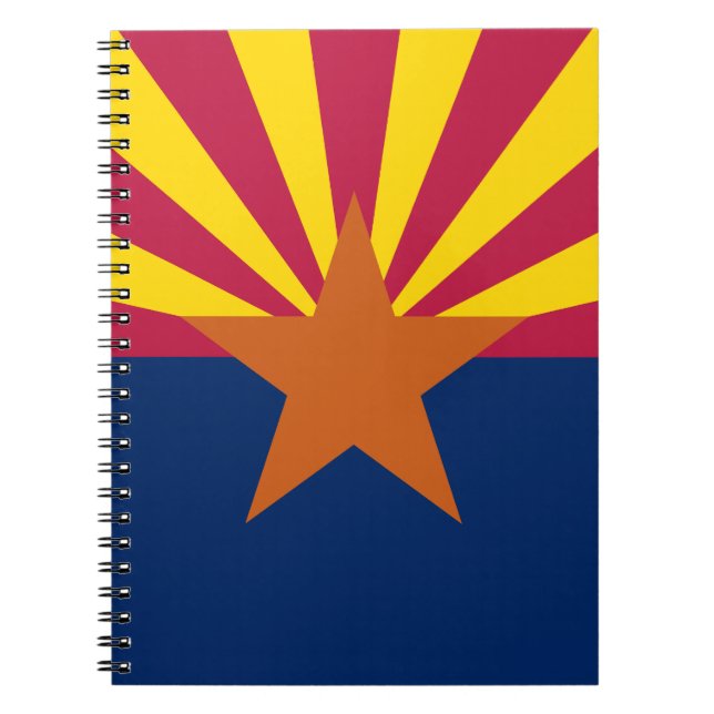 Arizona Statlig flagga bärbar dator Anteckningsbok (Framsidan)