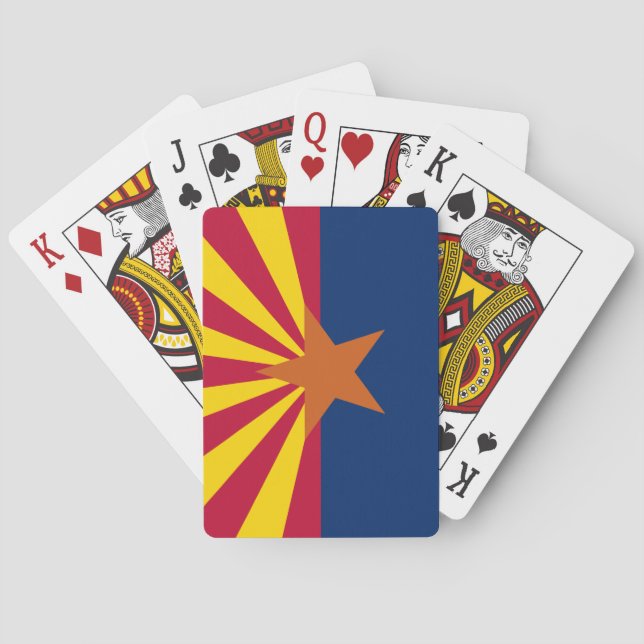 Arizona Statlig flagga Casinokort (Baksidan)