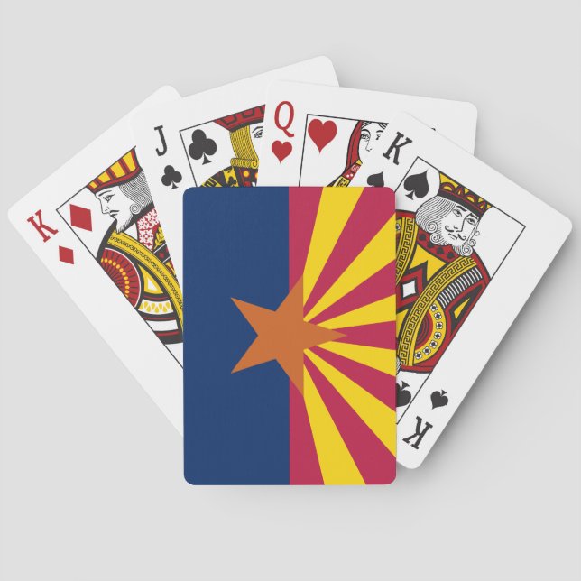 Arizona Statlig flagga Casinokort (Baksidan)