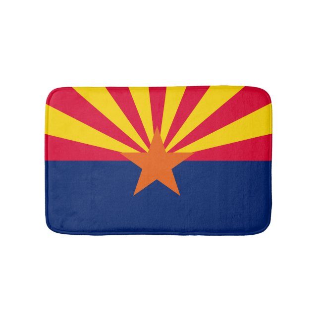 Arizona Statlig flagga Design Badrumsmatta (Framsidan)