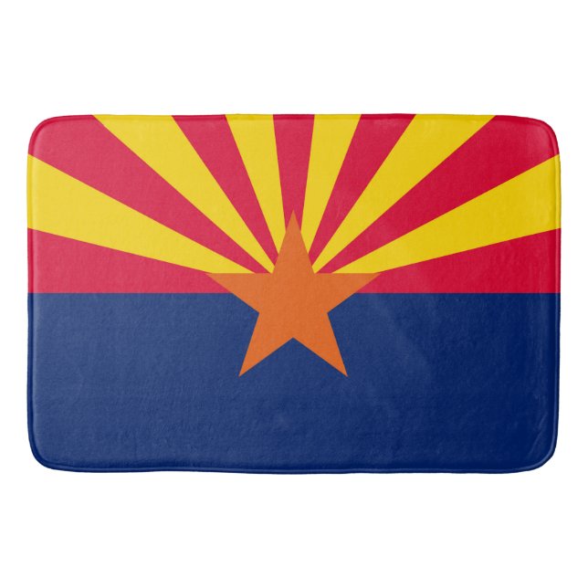 Arizona Statlig flagga Design Badrumsmatta (Framsidan)