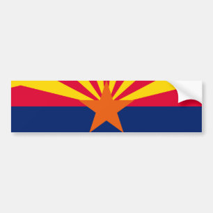 Arizona Statlig flagga Design Bildekal
