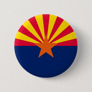 Arizona Statlig flagga Design Knapp