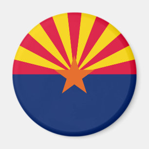 Arizona Statlig flagga Design Magnet