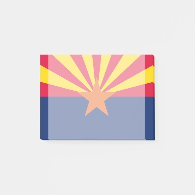 Arizona Statlig flagga Design Post-it Block (Framsida)