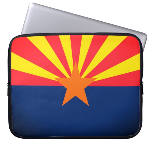 Arizona Statlig flagga Electronics Bag Laptop Fodral (Framsidan)