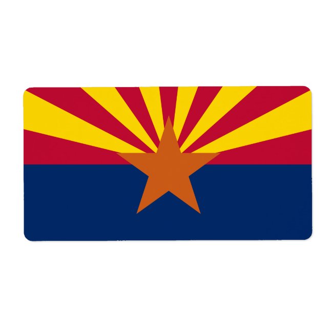 Arizona Statlig flagga Fraktsedel (Framsidan)