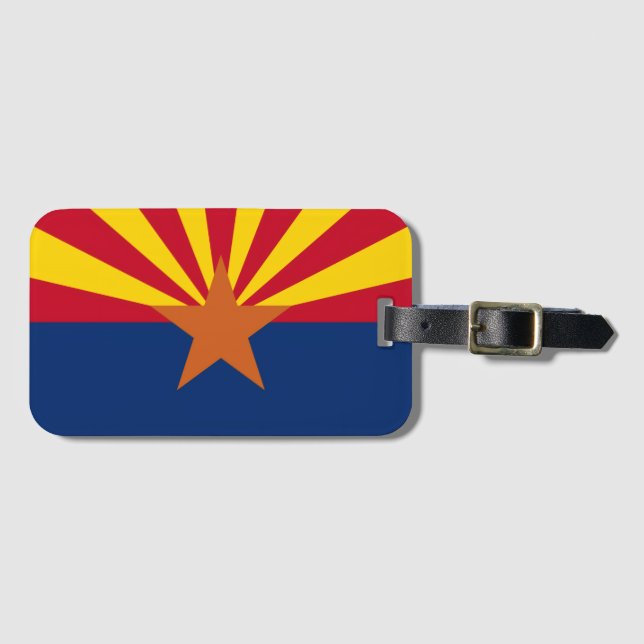 Arizona Statlig flagga Image Bagagebricka (Framsida horisontal)