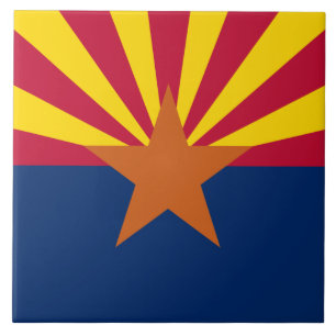 Arizona Statlig flagga Kakelplatta