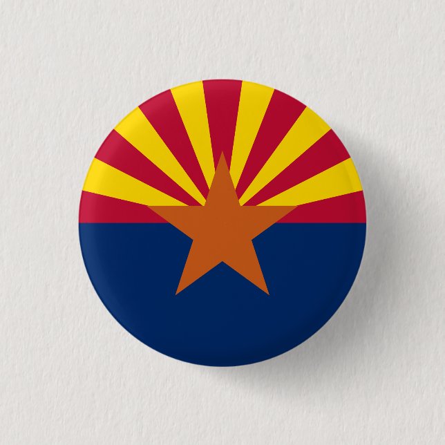 Arizona Statlig flagga Knapp (Framsida)